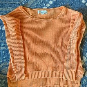 Vintage washed high low sweater
